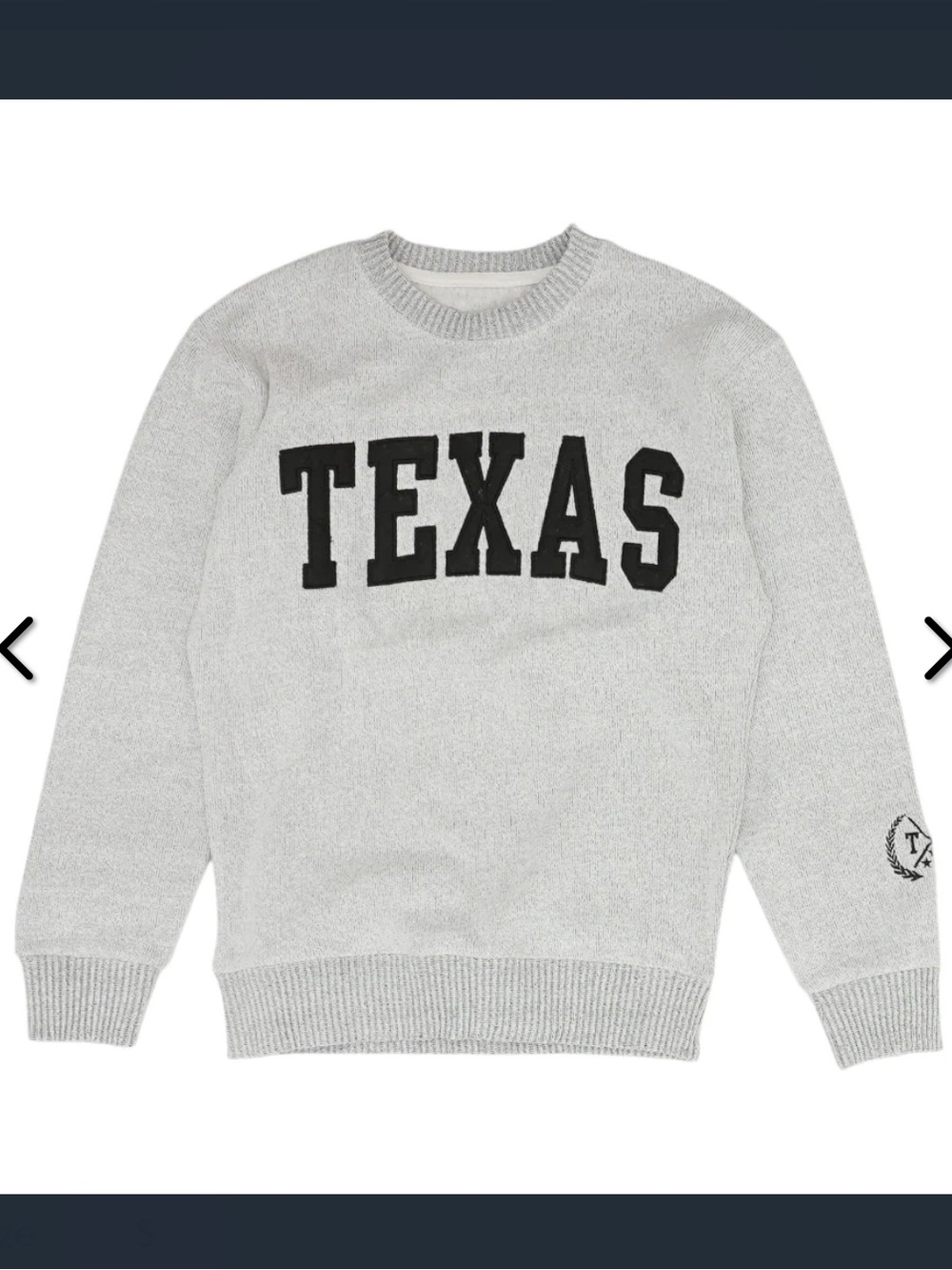 New York Popular Texas Gray Solid Sweatshirt Pullover